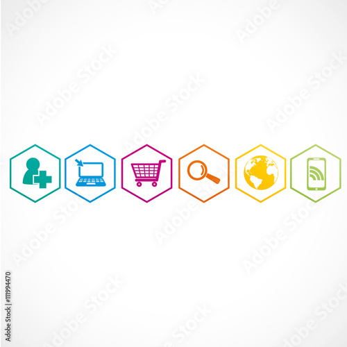collection icône internet