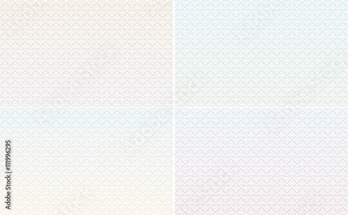 Seamless background for certificates and other forms