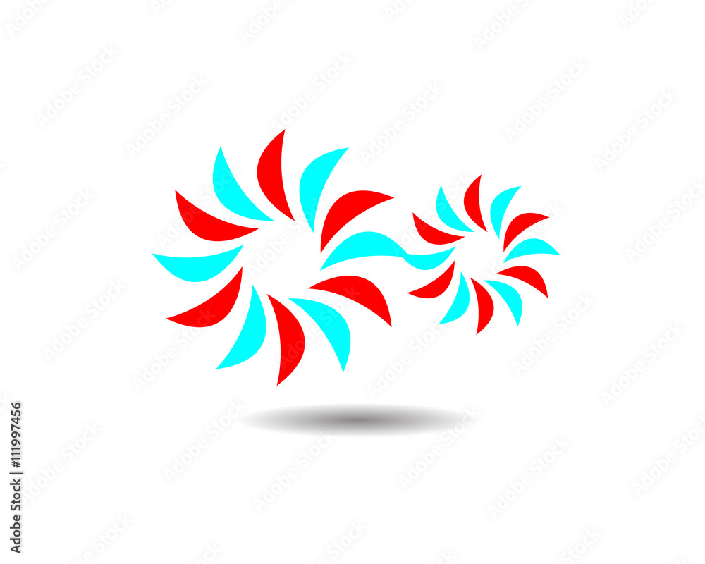 Abstract Flower logo