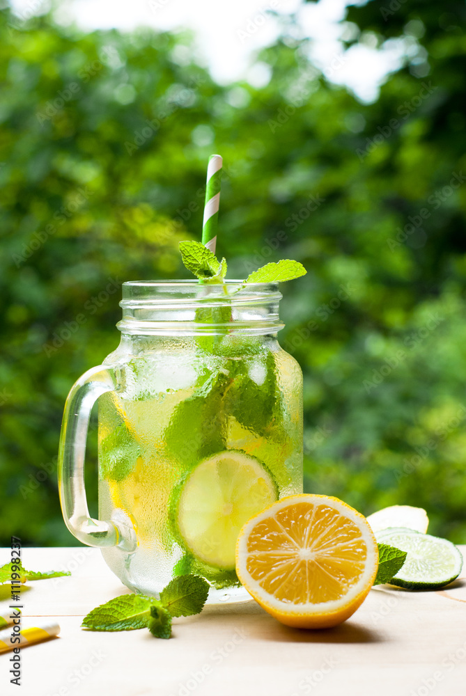 Summer drink lemonade mojito Summer drink lemonade mojito