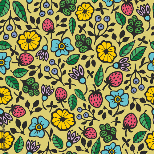 Beautiful floral pattern.