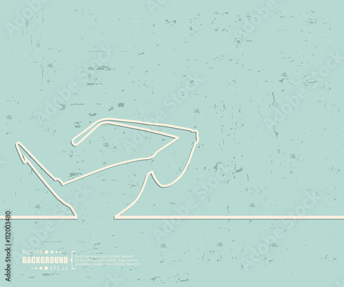 Creative vector glasses. Art illustration template background. For presentation, layout, brochure, logo, page, print, banner, poster, cover, booklet, business infographic, wallpaper, sign, flyer.