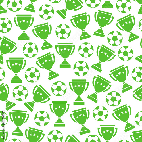 Sport football seamless pattern