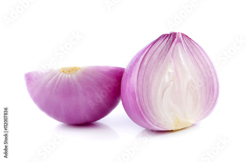 onion on white background