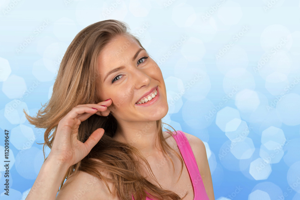 Fototapeta premium Portrait of a beautiful woman