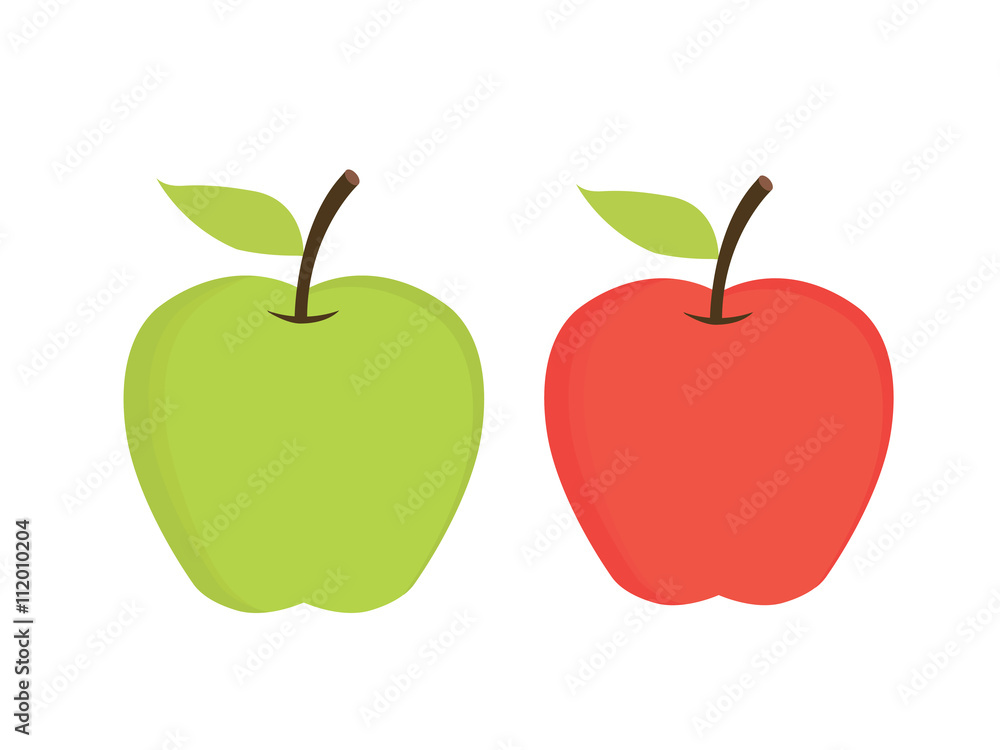 Red and Green Apple Red and Green Apple