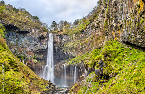 Kegon Falls, one of highest waterfalls in Japan photo