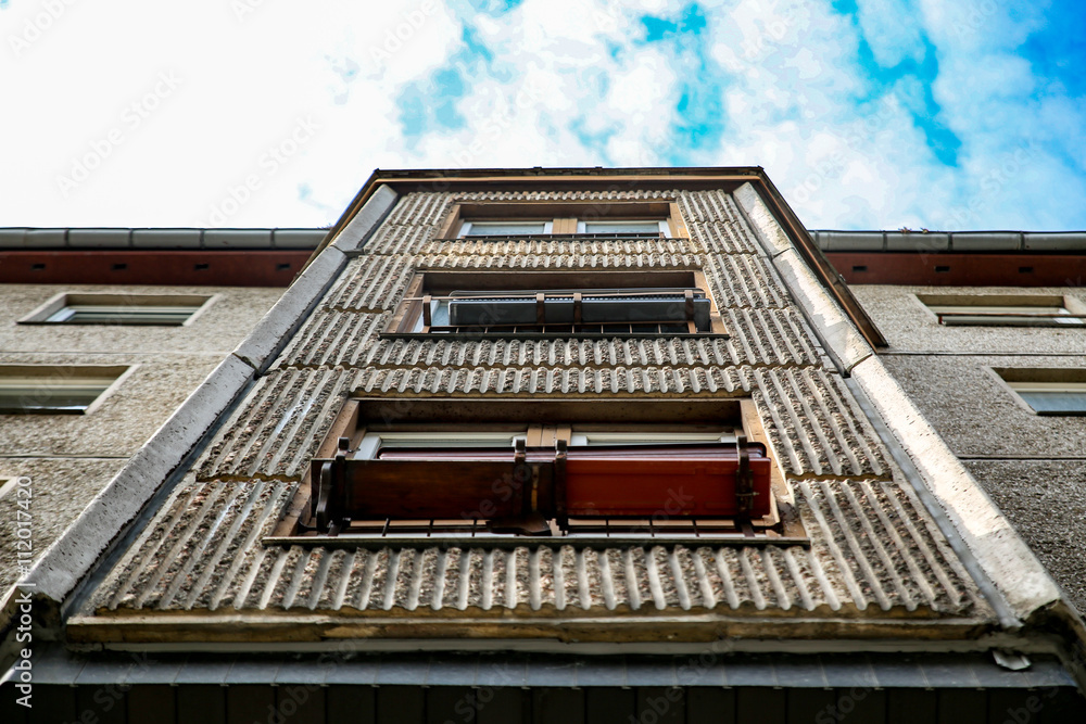 Modern Building Walls and Windows