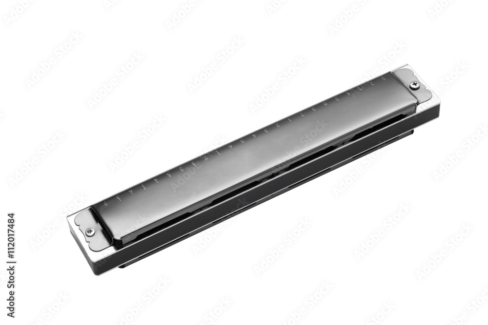 harmonica isolated on white background harmonica isolated on white background