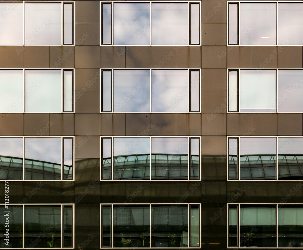 Modern Building Walls and Windows Modern Building Walls and Windows