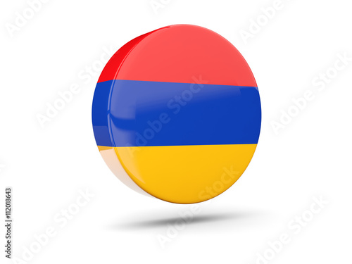 Free Download Round icon with flag of armenia - GFXLoad