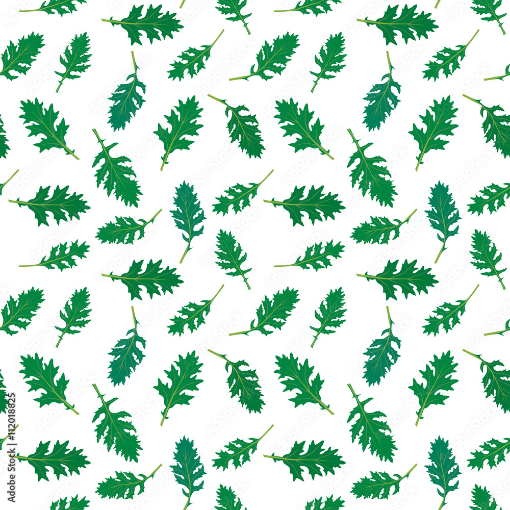 Fototapeta premium Seamless rucola pattern