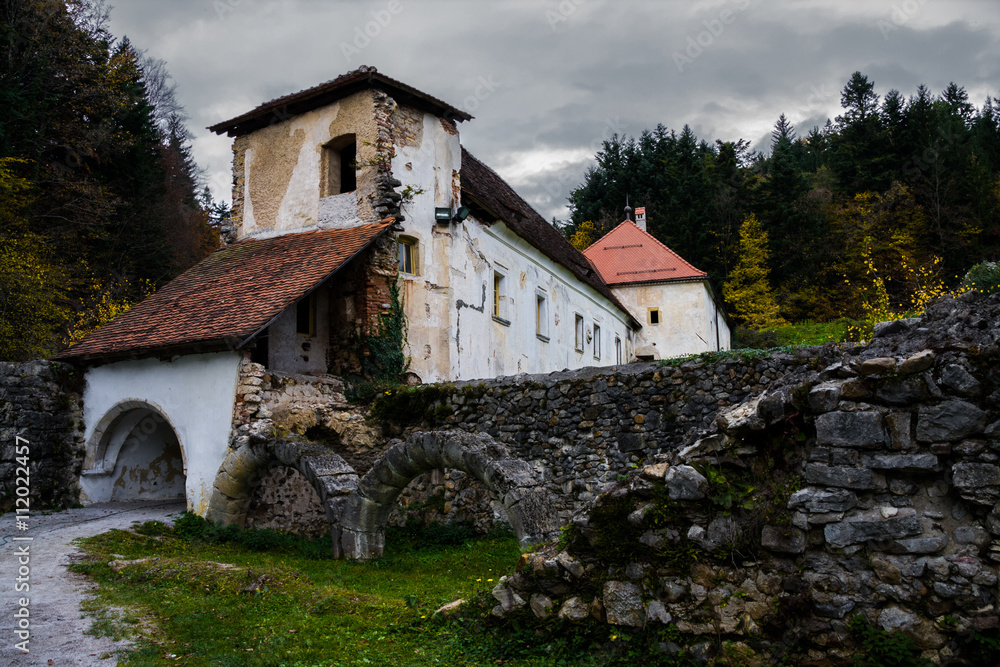 Zicka kartuzija (zice charterhouse) Carthusian monastery .Sloven