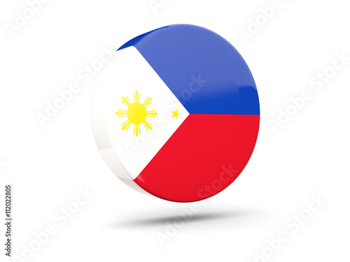 Free Download Round icon with flag of philippines - GFXLoad