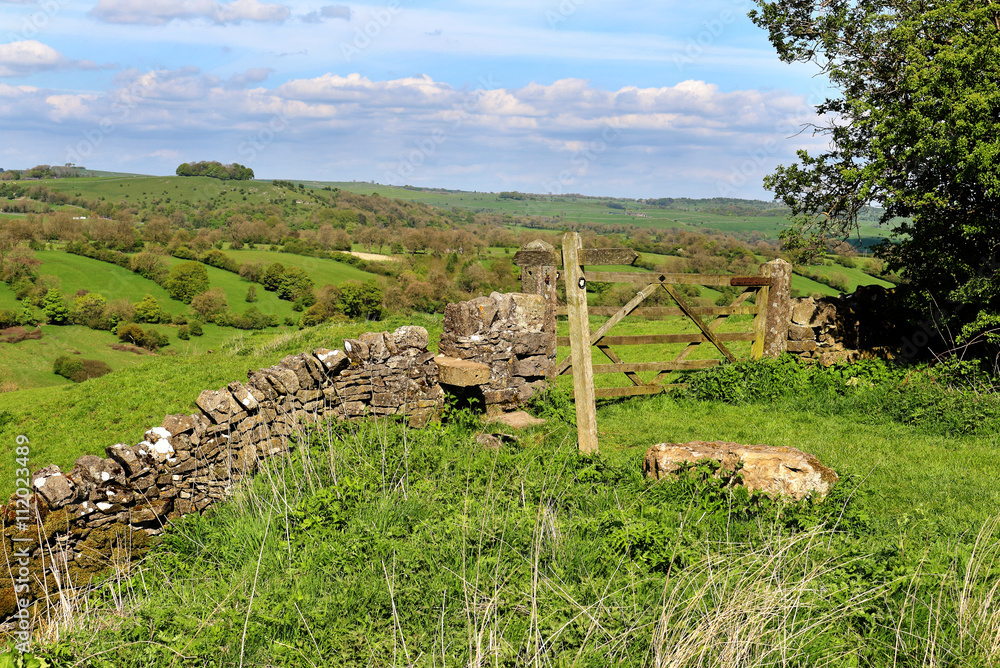 An English Rural Landscape in Derbyshire