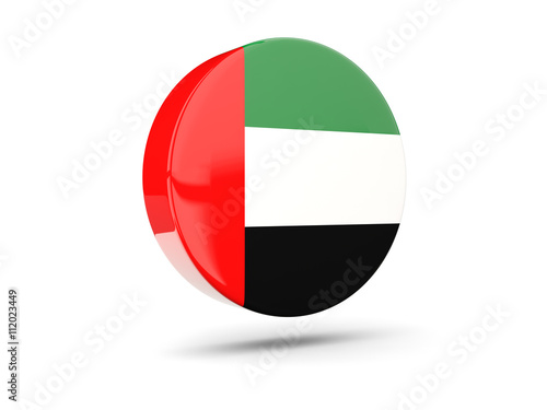 Free Download Round icon with flag of united arab emirates - GFXLoad