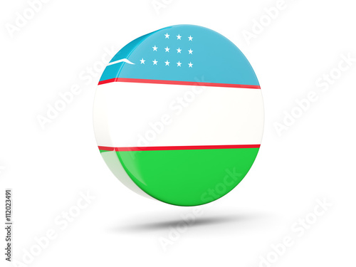 Round icon with flag of uzbekistan Free Download Round icon with flag of uzbekistan - GFXLoad