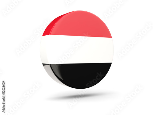 Free Download Round icon with flag of yemen - GFXLoad