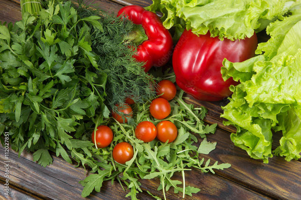 arugula salad with tomatoes