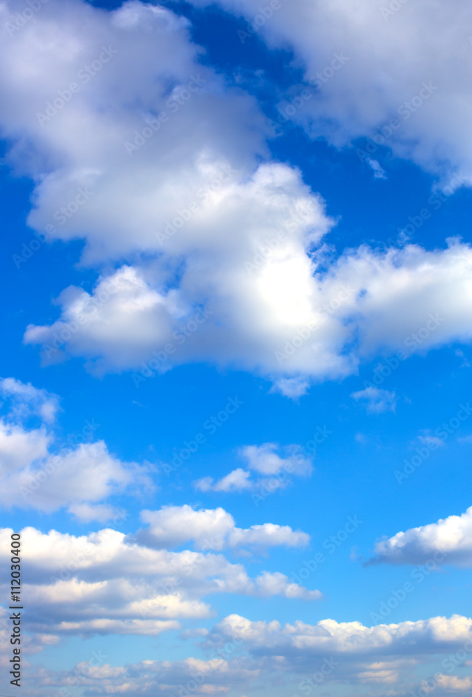 Fototapeta premium background sky with clouds stratosphere, summer, sun