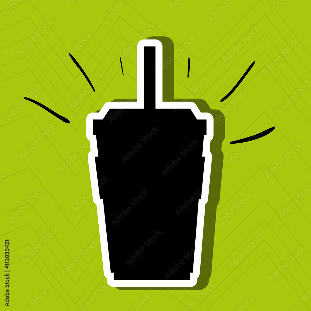 Obraz premium fast food design 