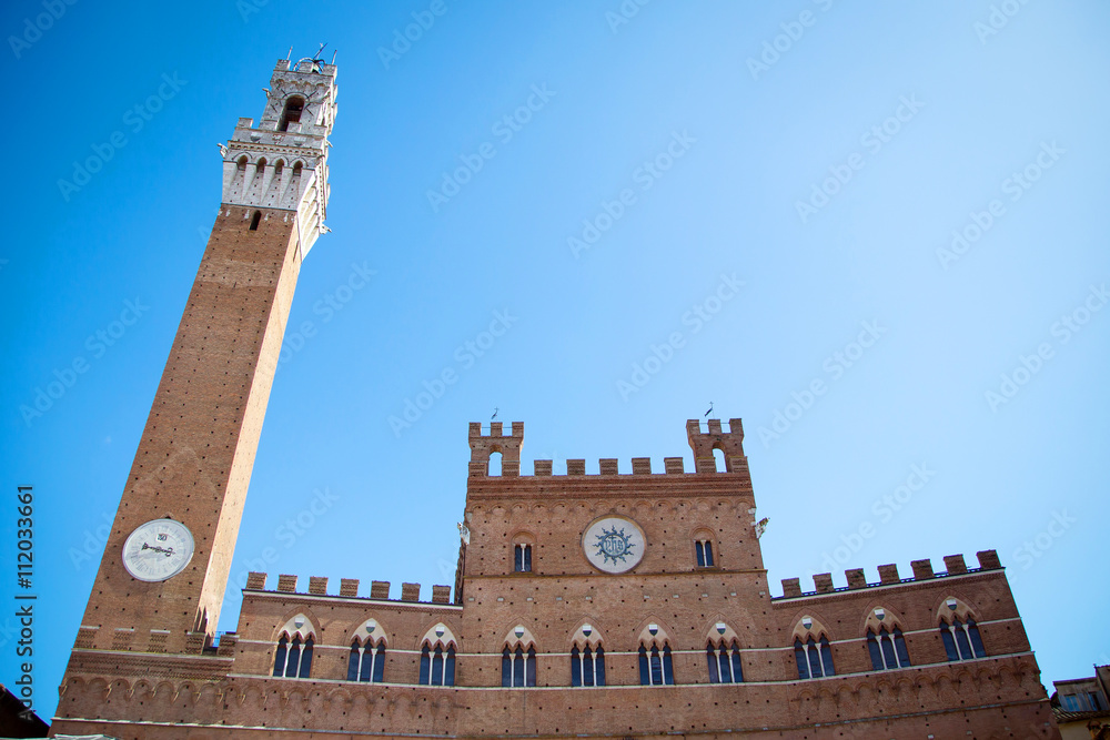Obraz premium Campo Square in Siena, Italy