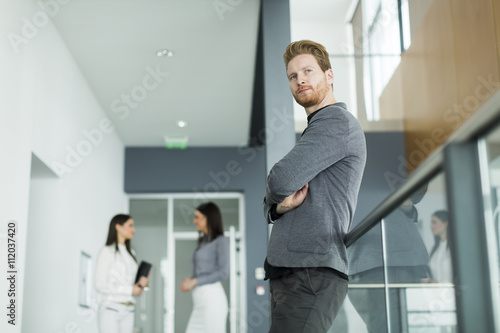 Young man in the office