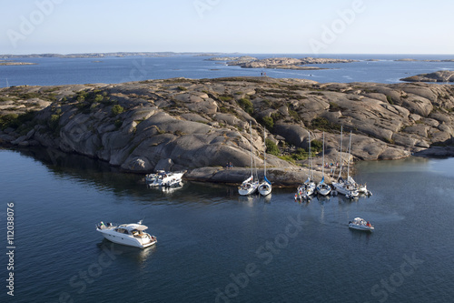 Yachts at bay photo