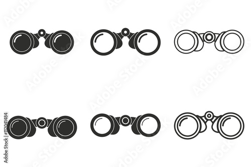 Binocular icon set