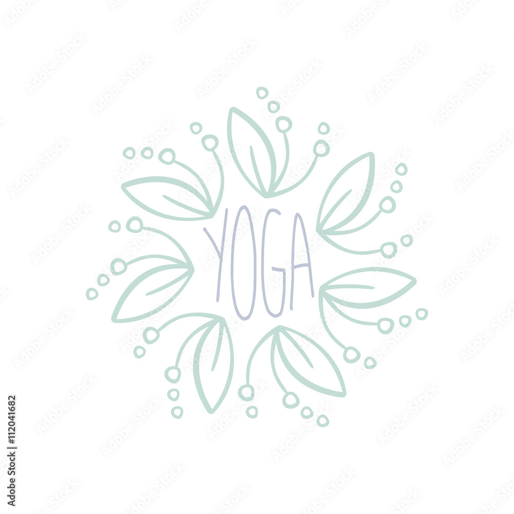 Floral Yoga Studio Logo