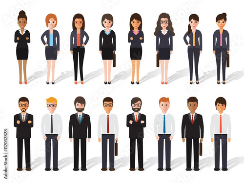 businessman and businesswoman people