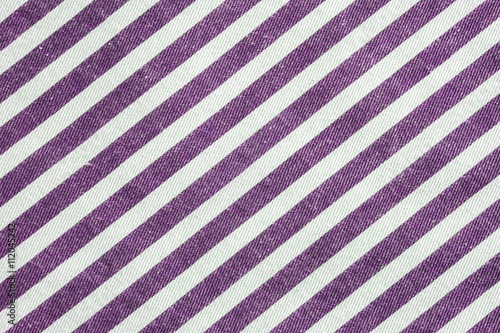 Closeup surface of white and purple fabric bag textured background
