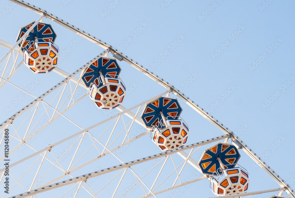 Waggons eines Riesenrades im Wiener Prater