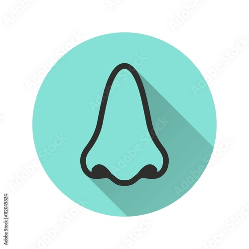 Nose - vector icon