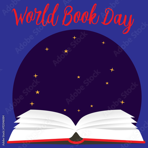 Всемирный день книги, открытая книга, читать