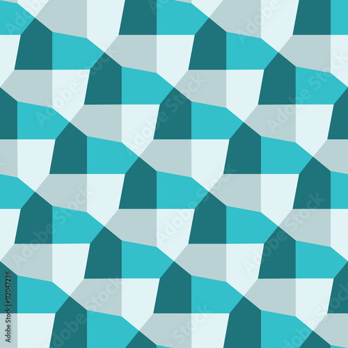 Geometric pentagonal pattern