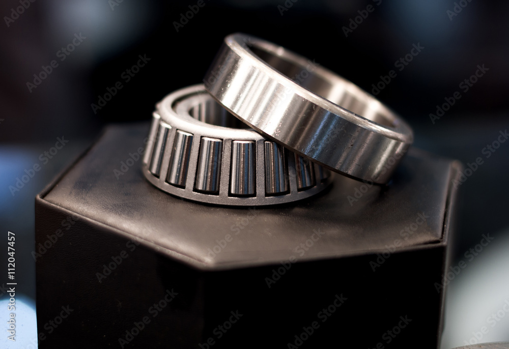 Cylindrical bearing with bokeh background Cylindrical bearing with bokeh background