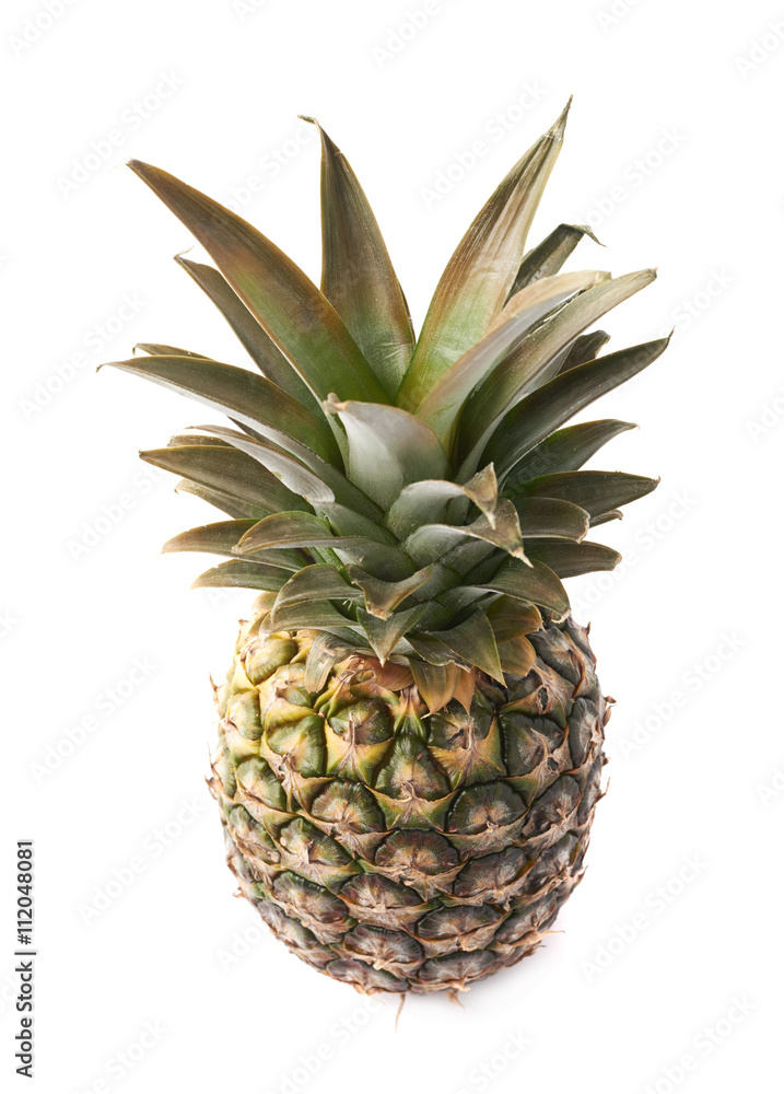Whole pineapple isolated over white background Whole pineapple isolated over white background