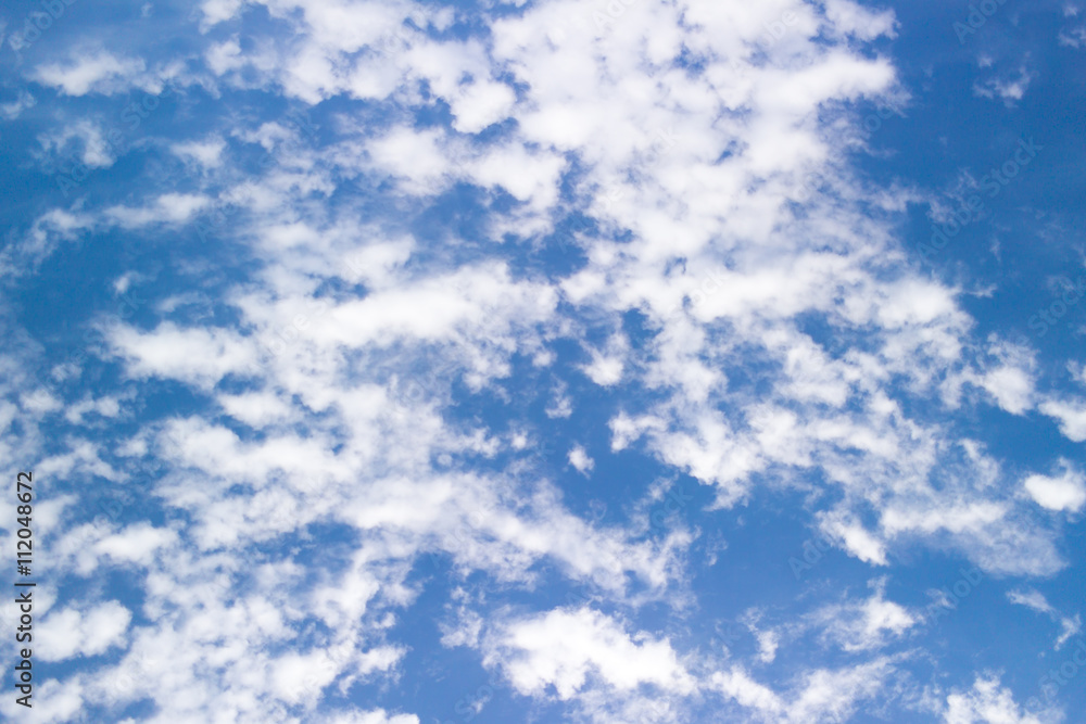 Obraz premium Blue sky with clouds