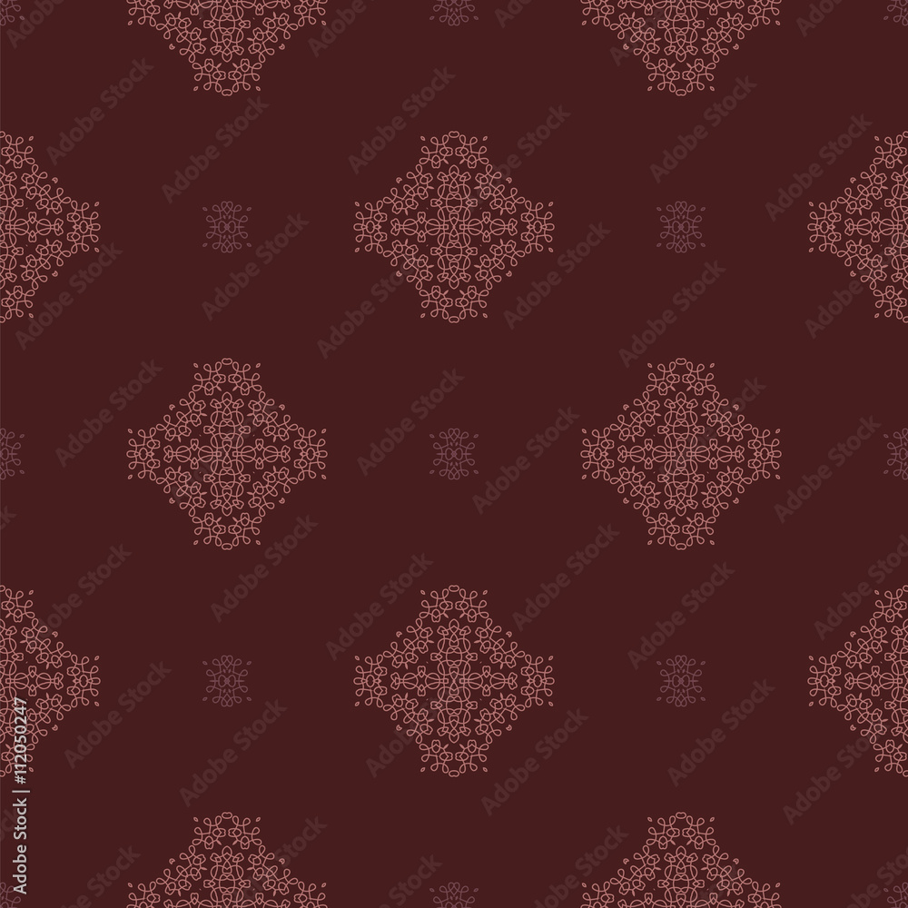 Seamless Texture on Red. Element for Design. Ornamental Backdrop. Pattern Fill. Ornate Floral Decor for Wallpaper. Traditional Decor on Background Seamless Texture on Red. Element for Design. Ornamental Backdrop. Pattern Fill. Ornate Floral Decor for Wallpaper. Traditional Decor on Background