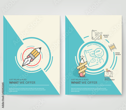 Abstract Background with icons. Geometric Shapes and Frames for Presentation, Annual Reports, Flyers, Brochures, Leaflets, Posters, Business Cards and Document Cover Pages Design
