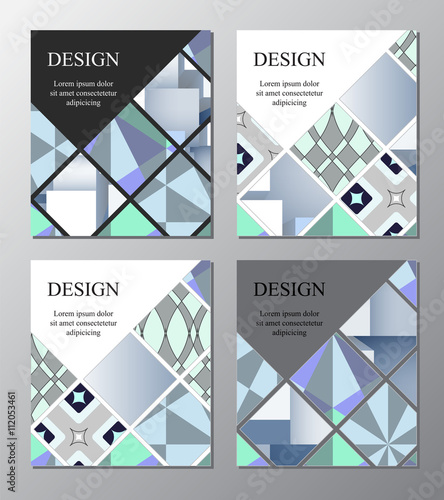 stock vector template for flyer, brochure, card, cover, book