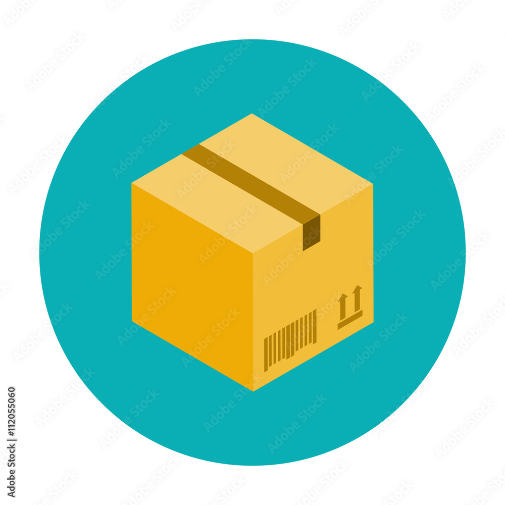 Obraz premium Cardboard box for packaging
