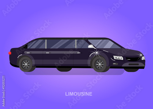 Luxury limousine car 