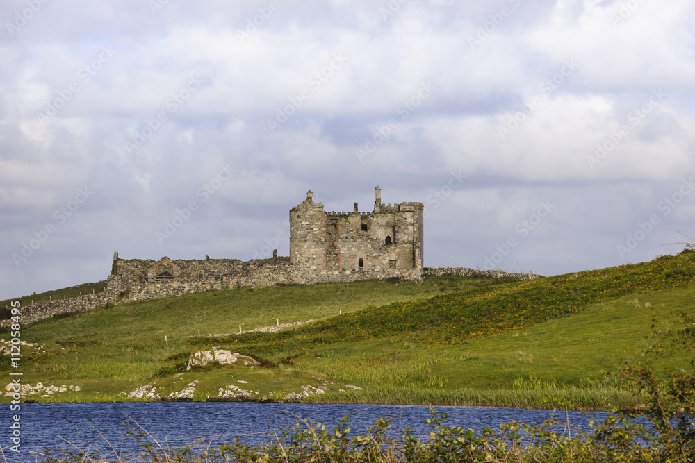 Ancient castle up the Irish hills