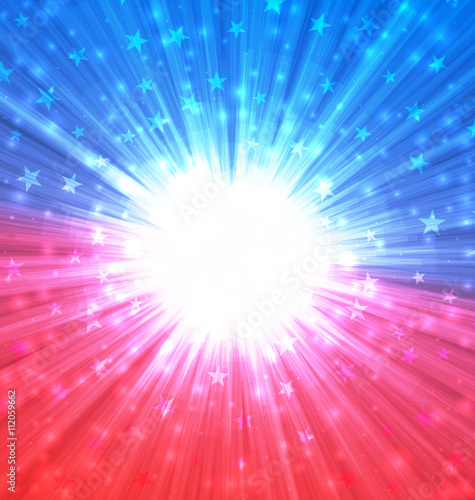 Happy Independence Day Postcard of United States of America