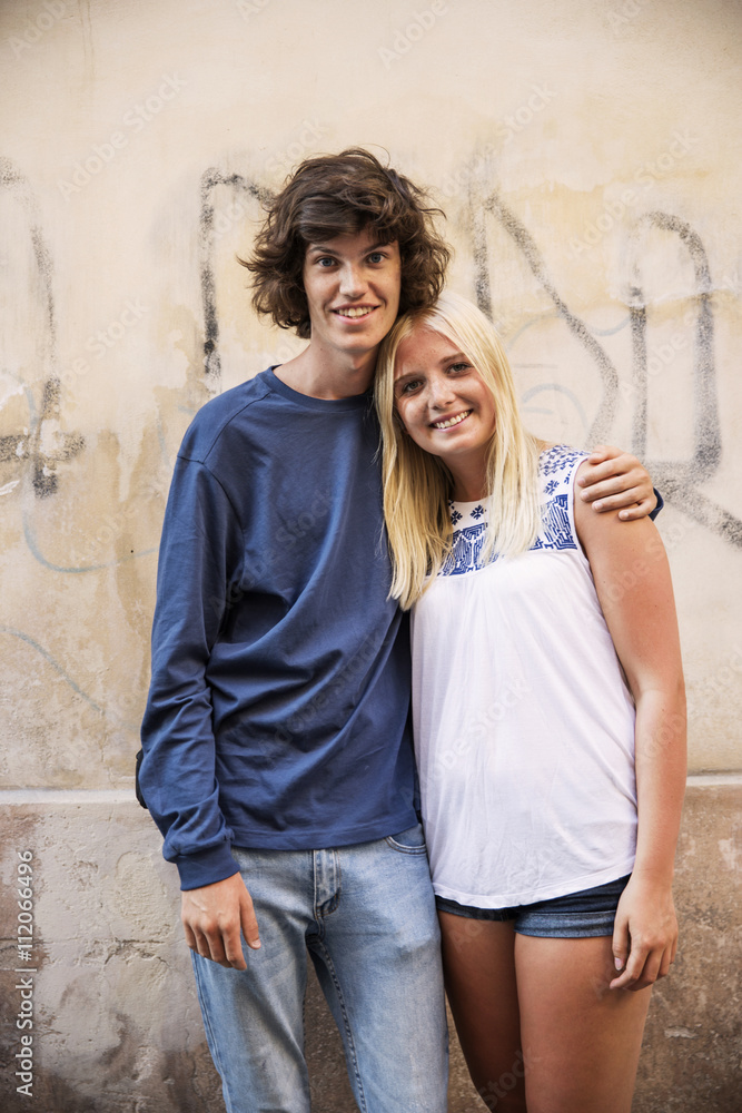 Young couple together