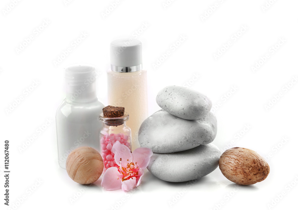 Spa composition with spring flower Spa composition with spring flower