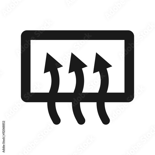 Rear window defrost icon