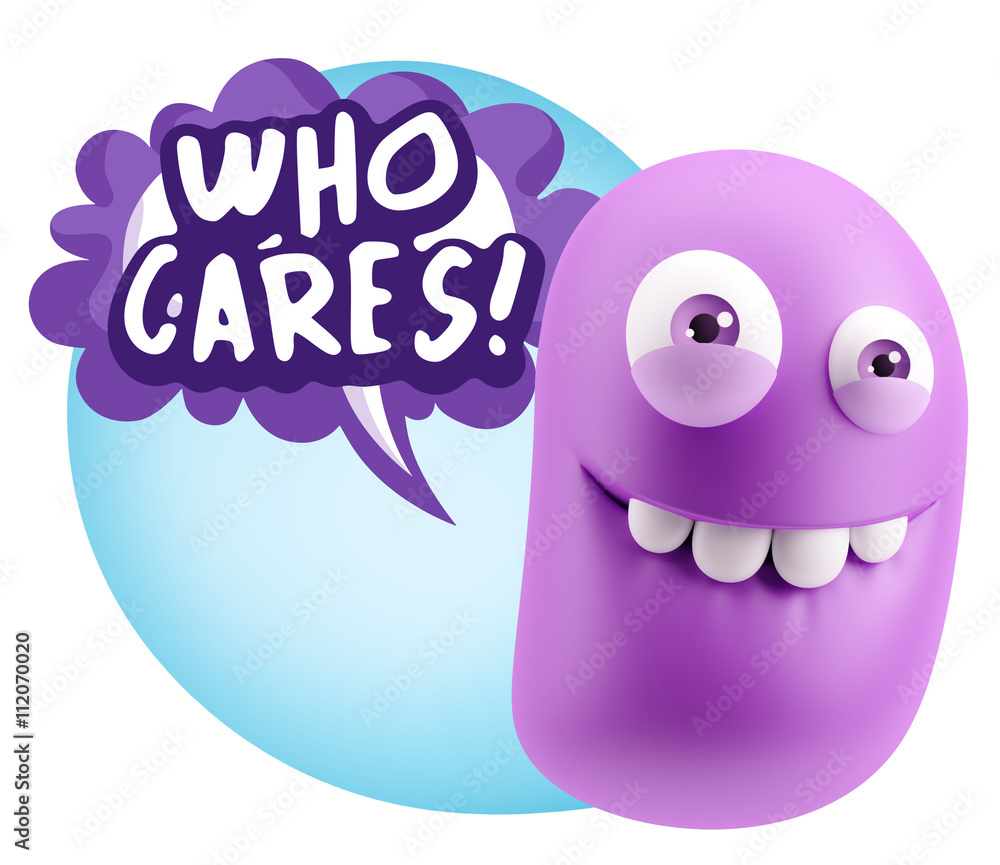 3d Illustration Laughing Character Emoji Expression saying Who C 3d Illustration Laughing Character Emoji Expression saying Who C